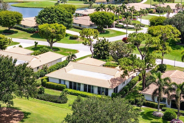 4511 Meadowlark Ln, Boynton Beach, FL 33436 - aerial view with a water view and a residential view