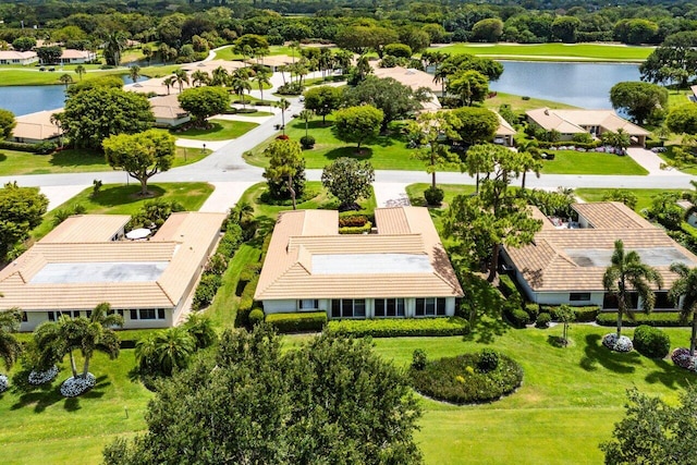 4511 Meadowlark Ln, Boynton Beach, FL 33436 - birds eye view of property featuring a water view and a residential view