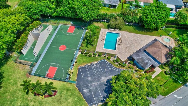 drone / aerial view