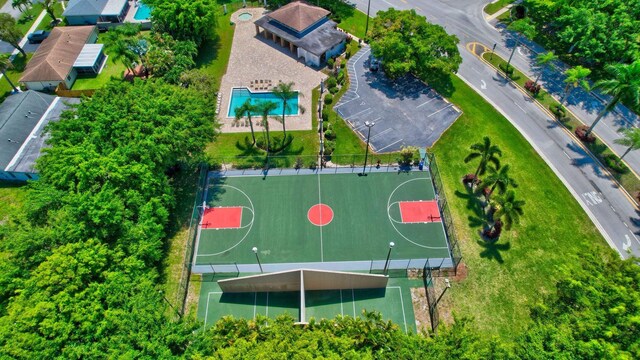 view of sport court