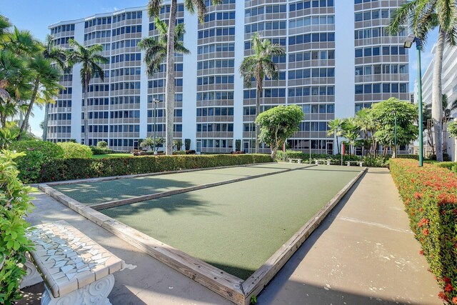 3212 S Ocean Blvd Unit 404-A, Highland Beach, FL 33487 - view of community with a game area
