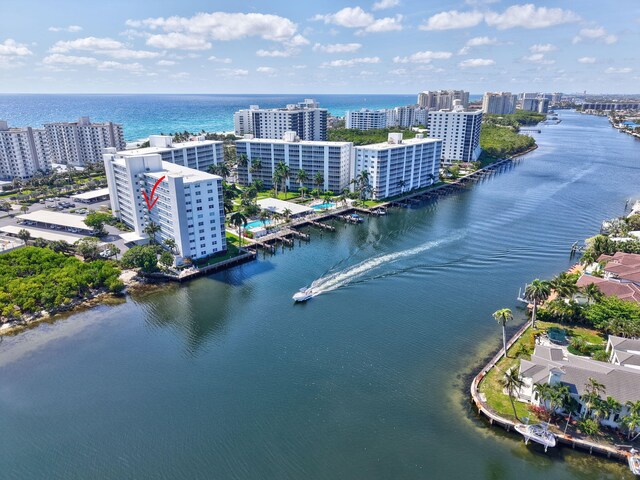 3212 S Ocean Blvd Unit 404-A, Highland Beach, FL 33487 - view of urban area featuring a large body of water