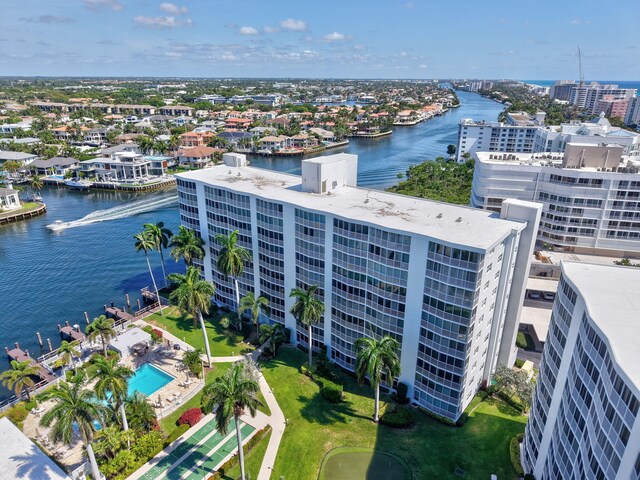 3212 S Ocean Blvd Unit 404-A, Highland Beach, FL 33487 - view of urban area with a large body of water