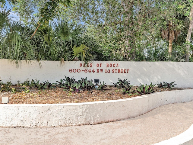 614 NW 13th St Unit 27, Boca Raton, FL 33486 - view of community / neighborhood sign