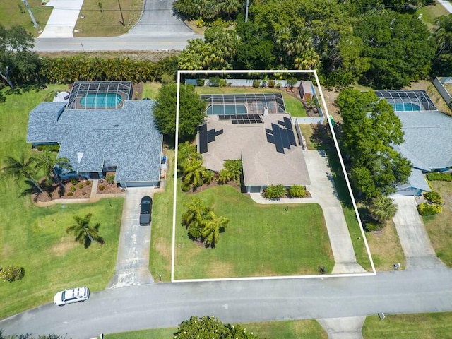 drone / aerial view