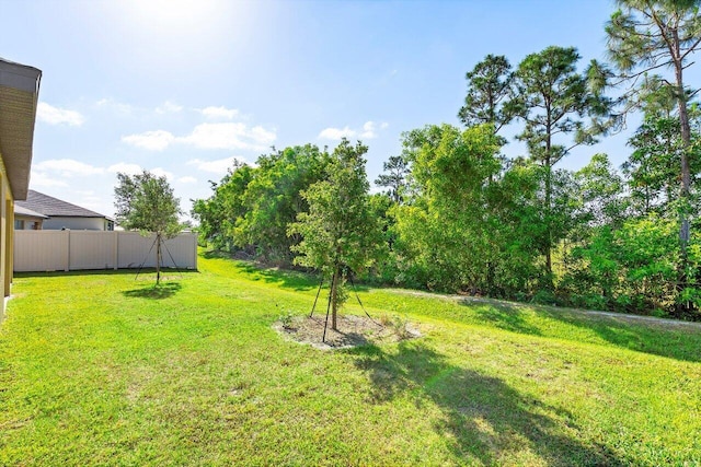 6056 NW Regent St, Port Saint Lucie, FL 34983 - view of yard featuring fence