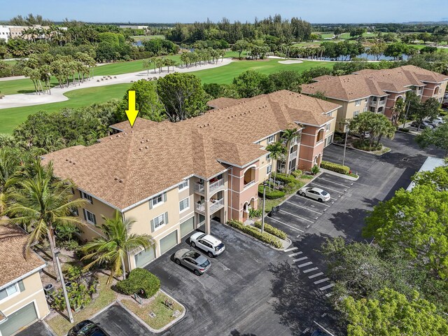 6565 Emerald Dunes Dr Unit 108, West Palm Beach, FL 33411 - aerial view with a water view and view of golf course