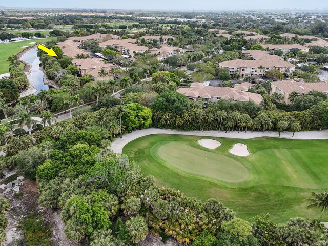 6565 Emerald Dunes Dr Unit 108, West Palm Beach, FL 33411 - drone / aerial view featuring view of golf course