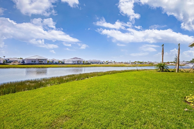 water view featuring a residential view