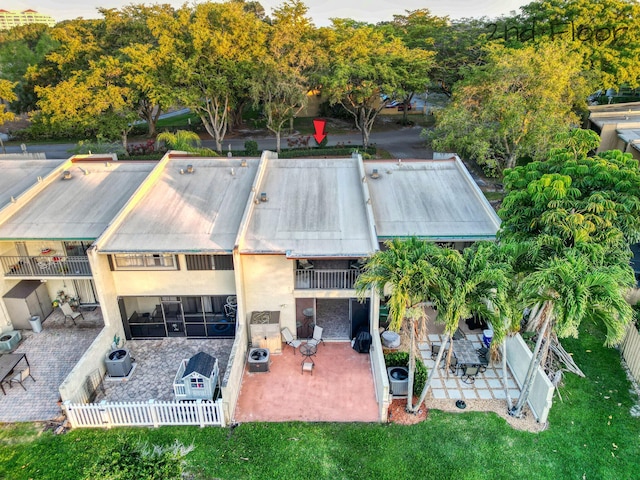 drone / aerial view