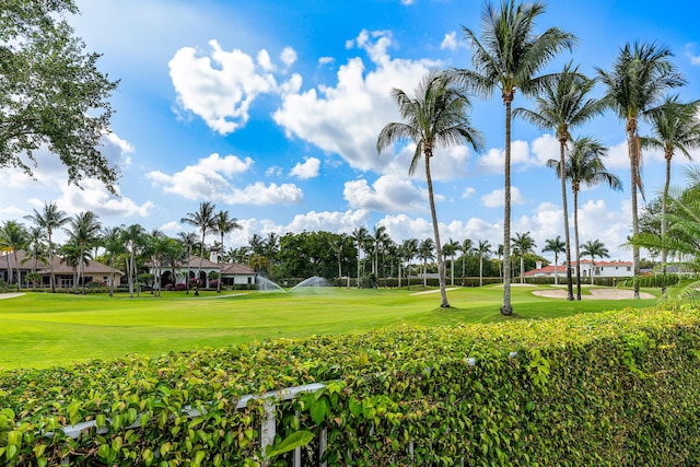 16330 Vintage Oaks Ln, Delray Beach, FL 33484 - view of community with view of golf course and a yard