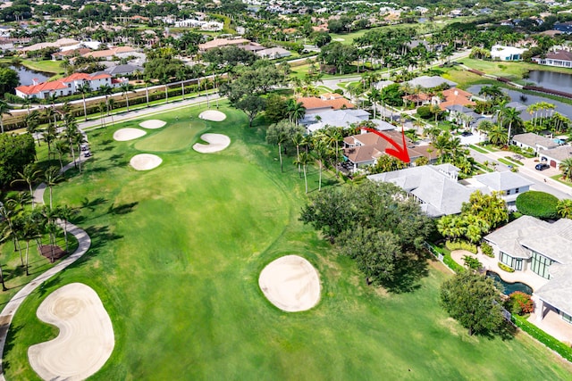 16330 Vintage Oaks Ln, Delray Beach, FL 33484 - aerial view of property and surrounding area with nearby suburban area, a nearby body of water, and a local golf course