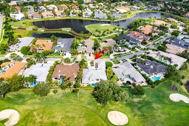 16330 Vintage Oaks Ln, Delray Beach, FL 33484 - view of property location with nearby suburban area, a nearby body of water, and a golf club