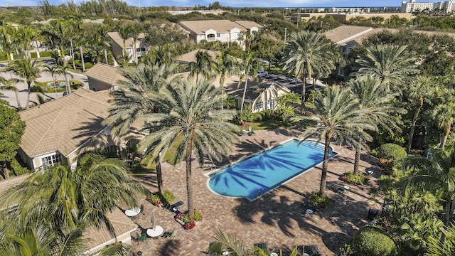 254 Village Blvd Unit 4207, Tequesta, FL 33469 - aerial view of a pool