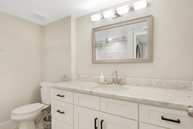 254 Village Blvd Unit 4207, Tequesta, FL 33469 - bathroom with toilet, vanity, and a shower