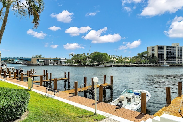 105 NE 19th Ave Unit 164, Deerfield Beach, FL 33441 - view of dock featuring a water view