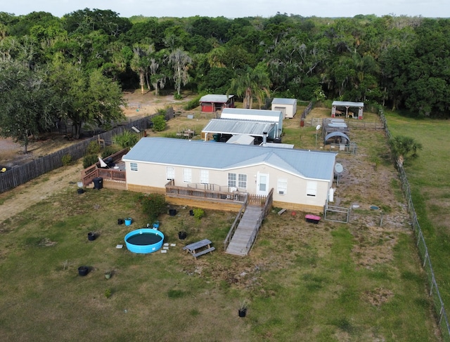 17120 NW 38th Ave, Okeechobee, FL 34972 - bird's eye view featuring a wooded view