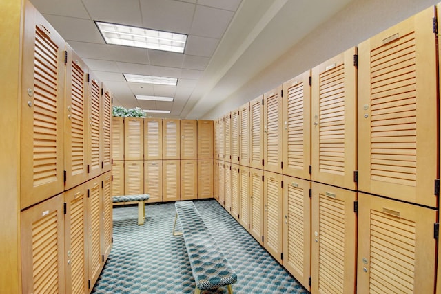 view of storage room