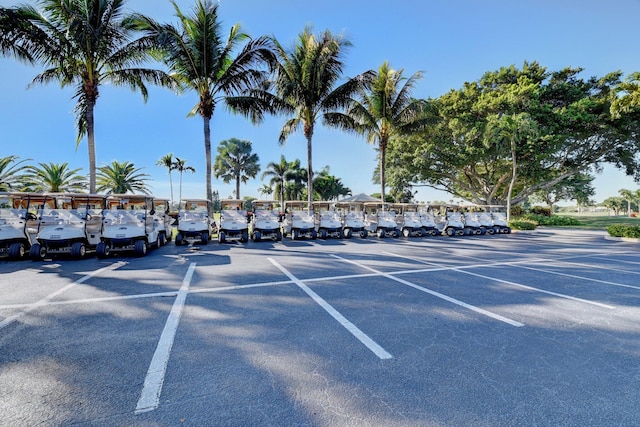 view of vehicle parking