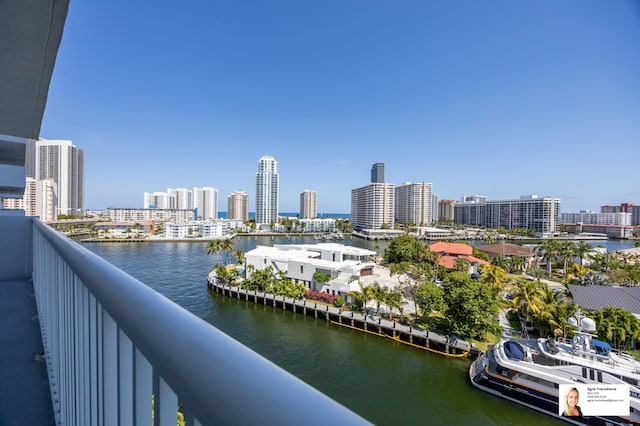 137 Golden Isles Dr Unit 806, Hallandale Beach, FL 33009 - water view with nearby urban area