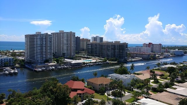 137 Golden Isles Dr Unit 806, Hallandale Beach, FL 33009 - view of urban area featuring a large body of water