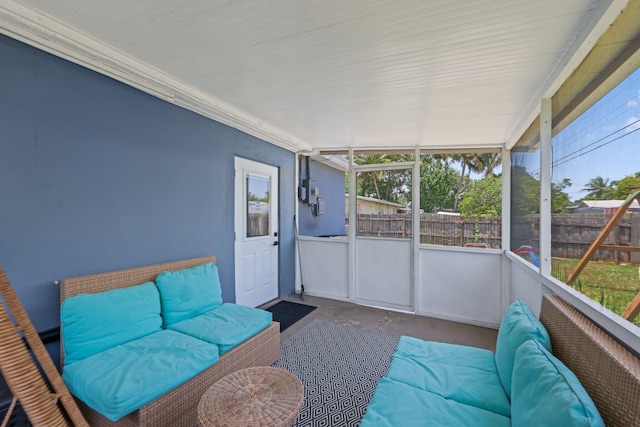 2136 W Carrol Cir, West Palm Beach, FL 33415 - sunroom / solarium with an outdoor hangout area and plenty of natural light