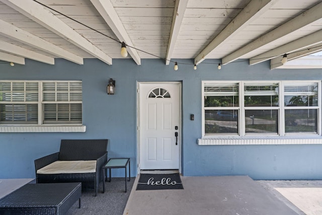 2136 W Carrol Cir, West Palm Beach, FL 33415 - entrance to property featuring stucco siding