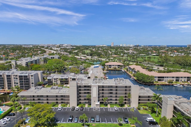 6 Royal Palm Way Unit 506, Boca Raton, FL 33432 - birds eye view of property with a water view and a view of city