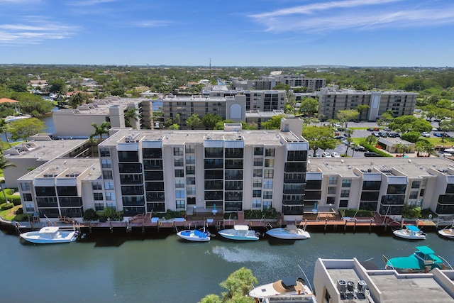 6 Royal Palm Way Unit 506, Boca Raton, FL 33432 - aerial view featuring a water view