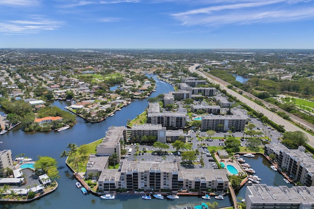 6 Royal Palm Way Unit 506, Boca Raton, FL 33432 - bird's eye view featuring a water view