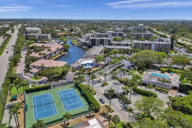 6 Royal Palm Way Unit 506, Boca Raton, FL 33432 - aerial view featuring a water view