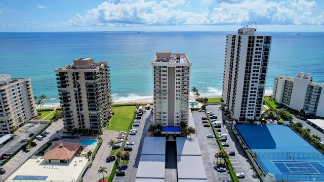 5440 N Ocean Dr Unit 202, Singer Island, FL 33404 - bird's eye view with a water view