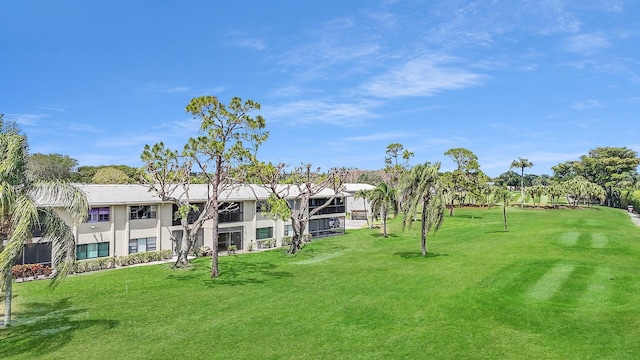 36 Stratford Ln Unit F, Boynton Beach, FL 33436 - view of community featuring a lawn and golf course view