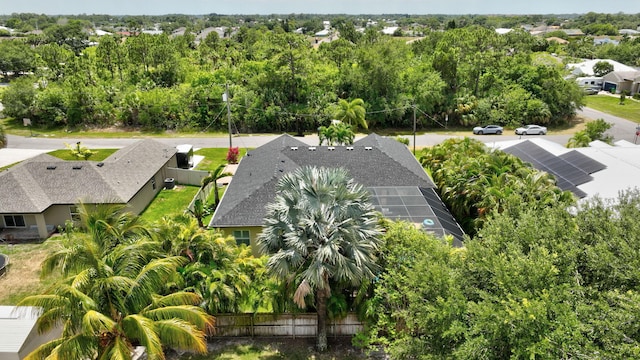 drone / aerial view featuring a residential view