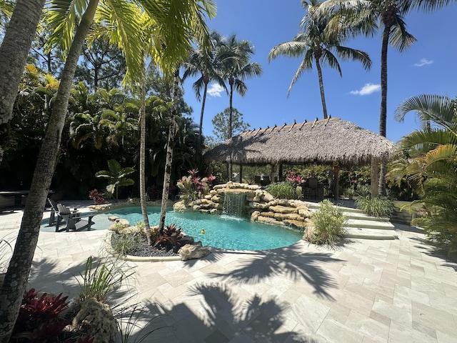 16239 121st Ter N, Jupiter, FL 33478 - pool with a patio and a gazebo