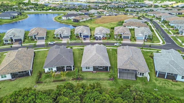 12495 SW Sunrise Lake Ter, Port Saint Lucie, FL 34987 - aerial perspective of suburban area featuring a large body of water