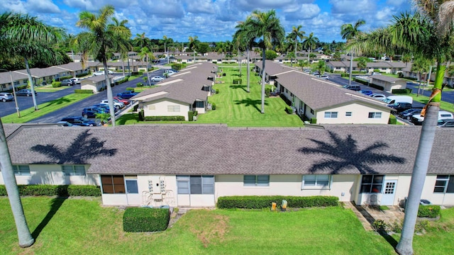 2811 Ashley Dr E Unit E, West Palm Beach, FL 33415 - bird's eye view featuring a residential view