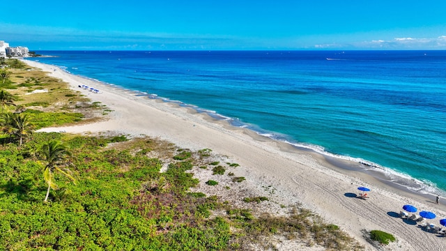 2800 S Ocean Blvd Unit 23C, Boca Raton, FL 33432 - property view of water with a beach view