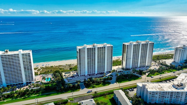 2800 S Ocean Blvd Unit 23C, Boca Raton, FL 33432 - bird's eye view with a beach view and a water view