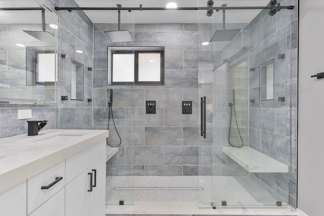 200 SW 12th St, Boca Raton, FL 33432 - full bath with a shower stall and vanity