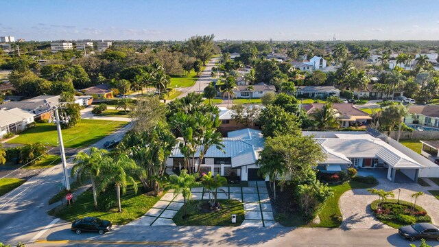 200 SW 12th St, Boca Raton, FL 33432 - bird's eye view featuring a residential view