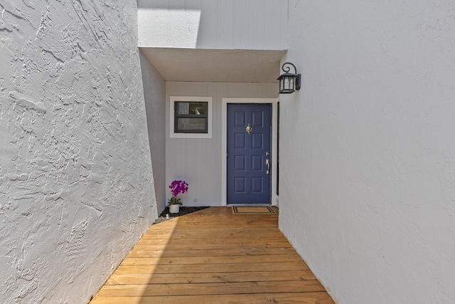 1693 Woodbridge Lakes Cir, West Palm Beach, FL 33406 - property entrance with stucco siding