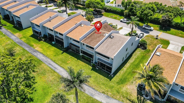 1693 Woodbridge Lakes Cir, West Palm Beach, FL 33406 - aerial perspective of suburban area