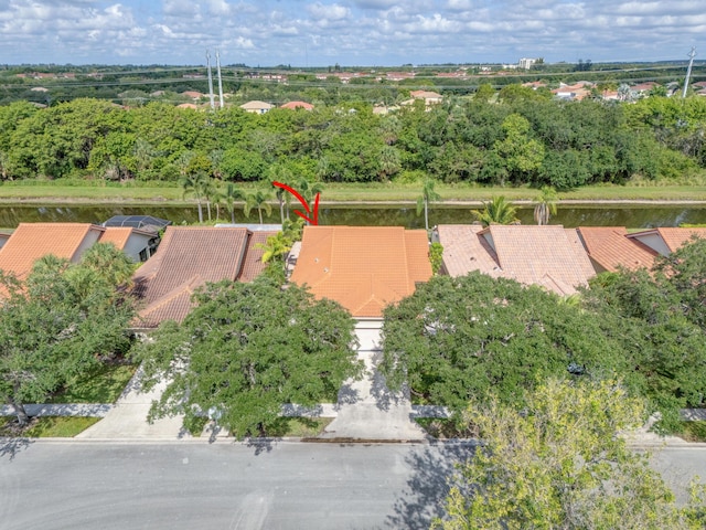 2795 Hawthorne Ln, West Palm Beach, FL 33409 - aerial view of property and surrounding area featuring a tree filled landscape
