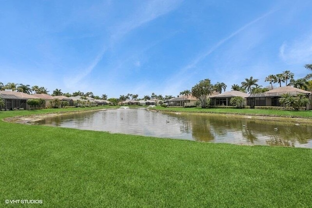 water view with nearby suburban area