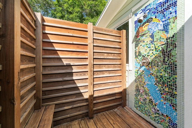 view of deck