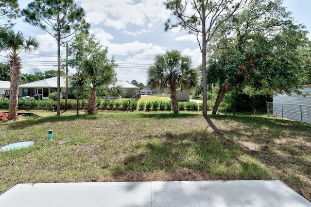 view of yard