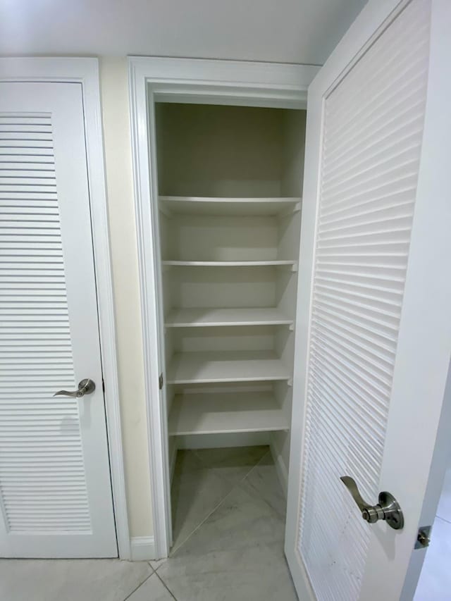 view of closet