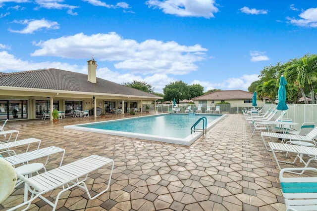 9960 Pineapple Tree Dr Unit 107, Boynton Beach, FL 33436 - pool featuring a patio and fence