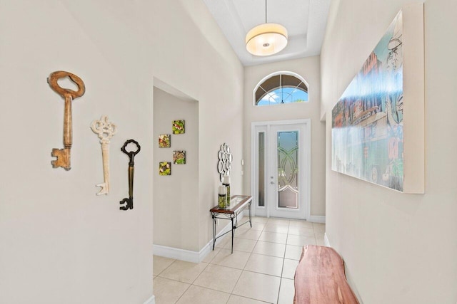 8673 Carmel Mountain Way, Boynton Beach, FL 33473 - tiled foyer entrance with baseboards